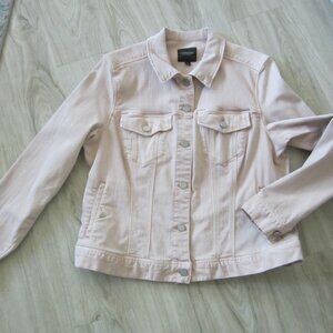 LIVERPOOL - "blush" colored cotton "jean" jacket - Size L